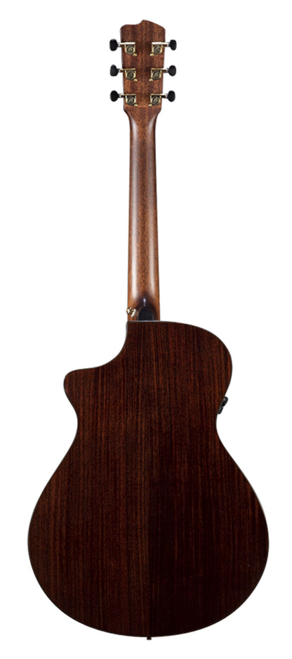 PERFORMER PRO CONCERTINA AGED TONER CE, pan coupé, table épicéa massif, f/e palissandre massif, EQ Fishman Flex Plus-T, étui