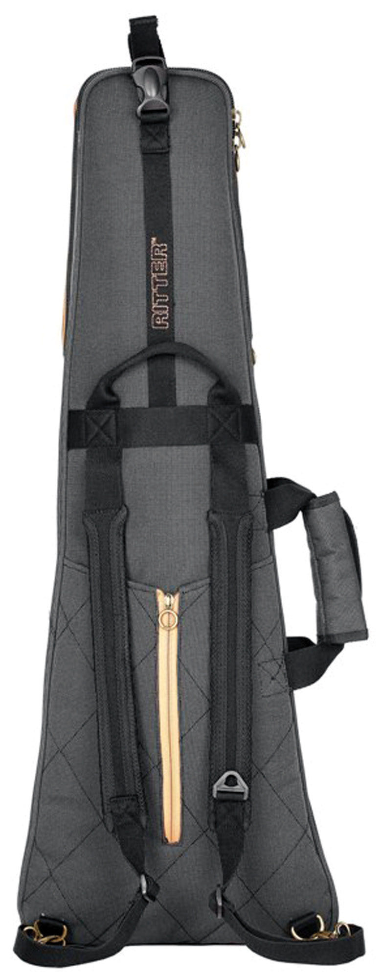 Housse SESSION 7 pour guitare électrique headless, gris foncé