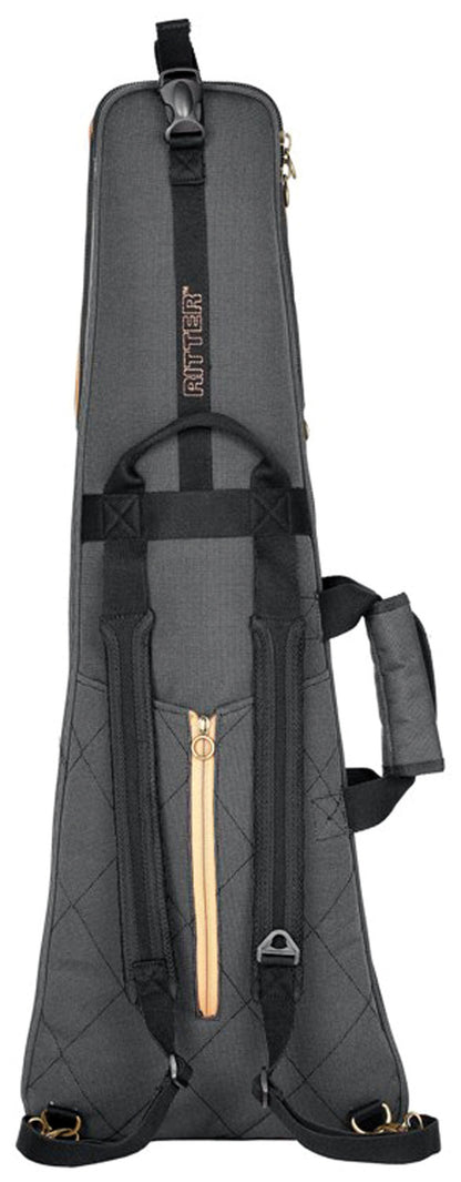 Housse SESSION 7 pour guitare électrique headless, gris foncé