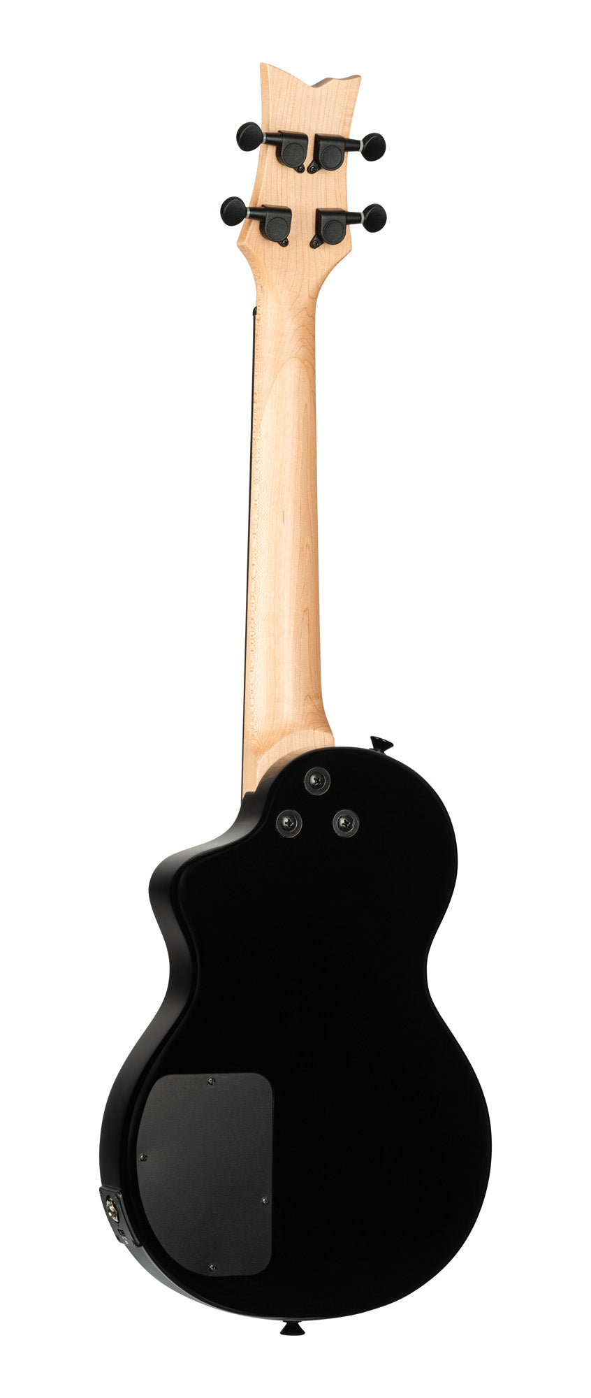 NEO-U-TGB, modèle Ténor, pan coupé, EQ MagusExpress, table érable flammé, corps okoumé, manche érable, housse, gris