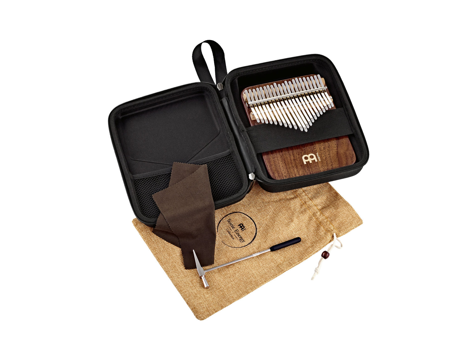 Kalimba Meinl Sonic Energy 21 notes en DO majeur. Noyer massif.