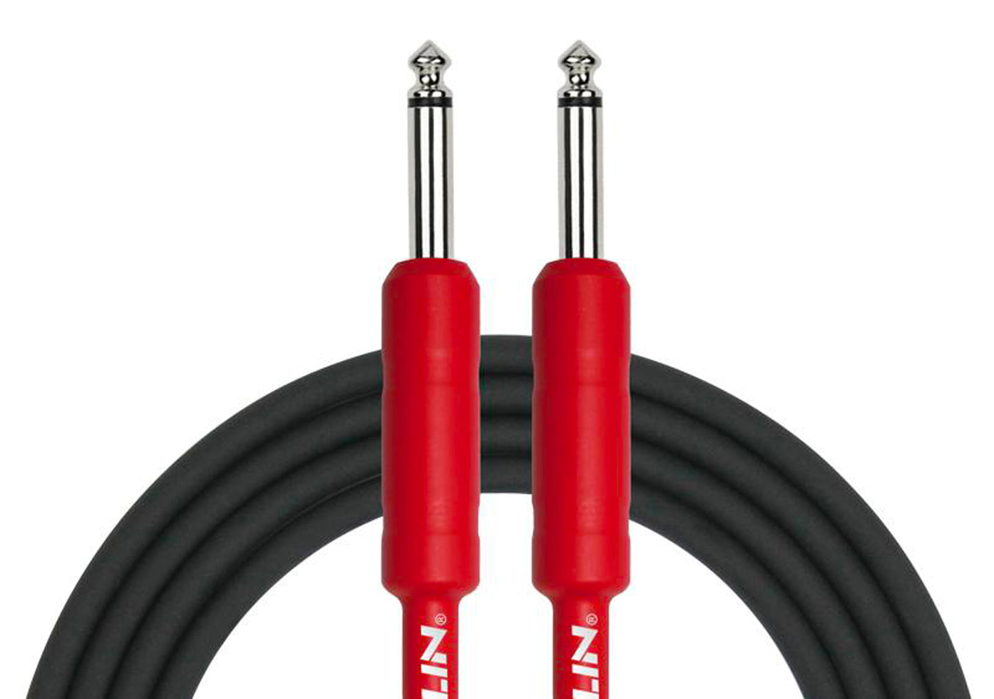 Câble instrument ENTRY Jack/Jack, 6 mètres, noir et rouge