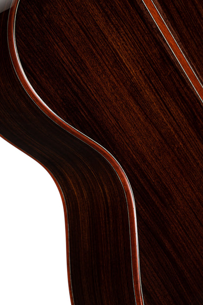 ABSTRACT DELTA, série limitée, forme Orchestra Model, table épicéa Sitka, fond & éclisses pau ferro, EQ LR Baggs Anthem, étui