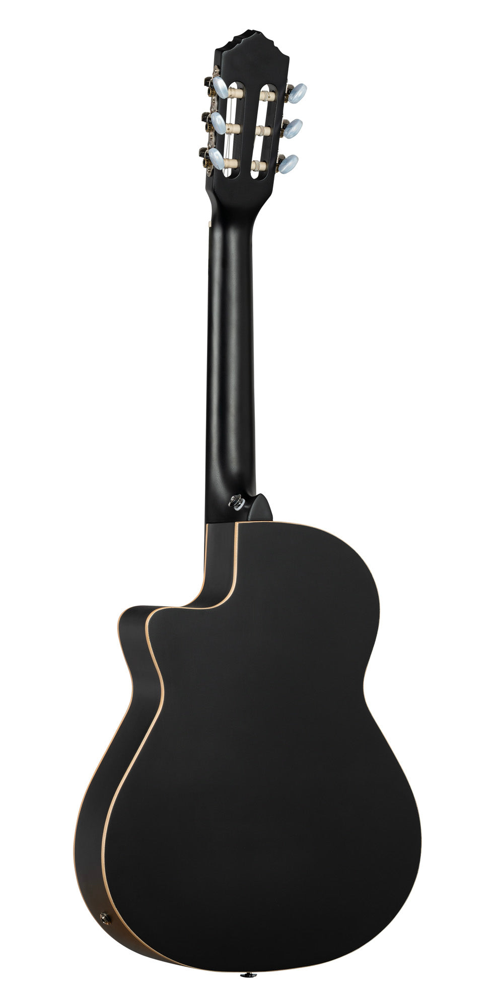 RCE12534-SBK, corps Thinline, pan coupé, EQ Magus X/G, table épicéa, f/e acajou, sillet 45 mm, housse, noir satiné