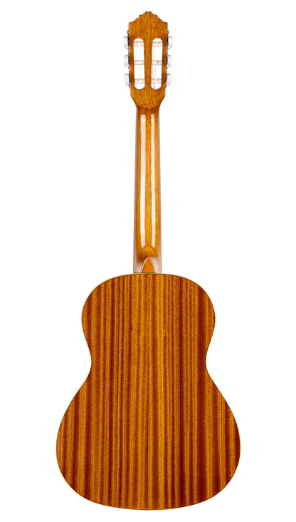 R122G-3/4, modèle gaucher, table cèdre, fond & éclisses acajou, manche acajou (sillet 45 mm), housse, naturel brillant