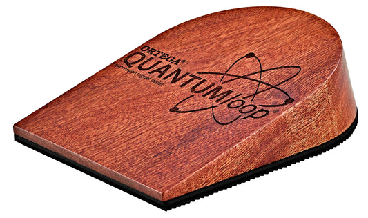 Pédale trigger QUANTUM EXP, boitier acajou massif, permet de se connecter à l'entrée trigger du Quantum Loop, pile 9V fournie