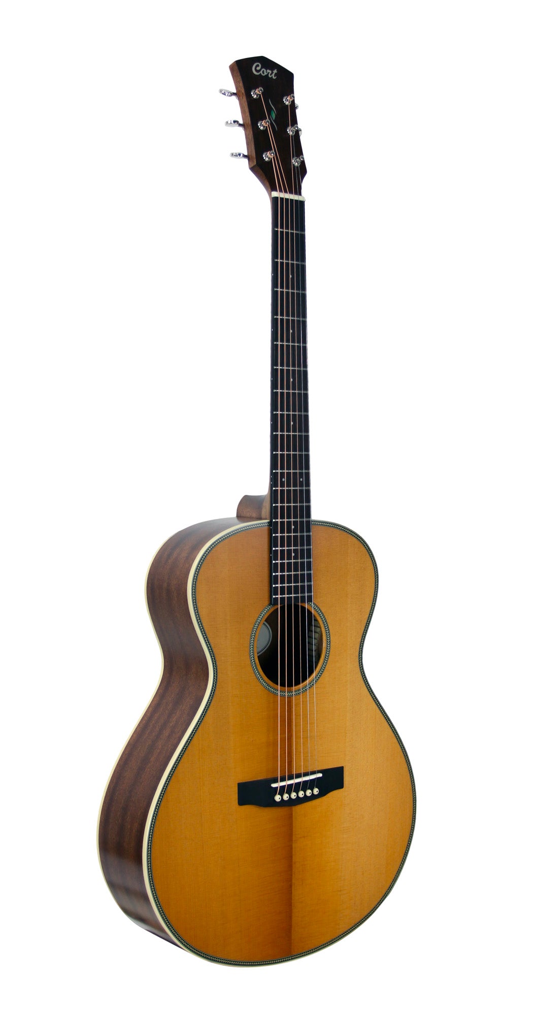 Essence MC4, table épicéa Sitka massif torréfié, f/e acajou, touche & chevalet palissandre, semi brillant