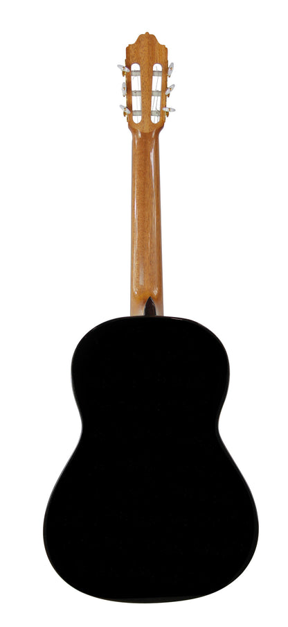 5F BLACKSTAR, Flamenca, table épicéa massif, fond & éclisses sycomore, manche acajou, touche palissandre, noir pailleté