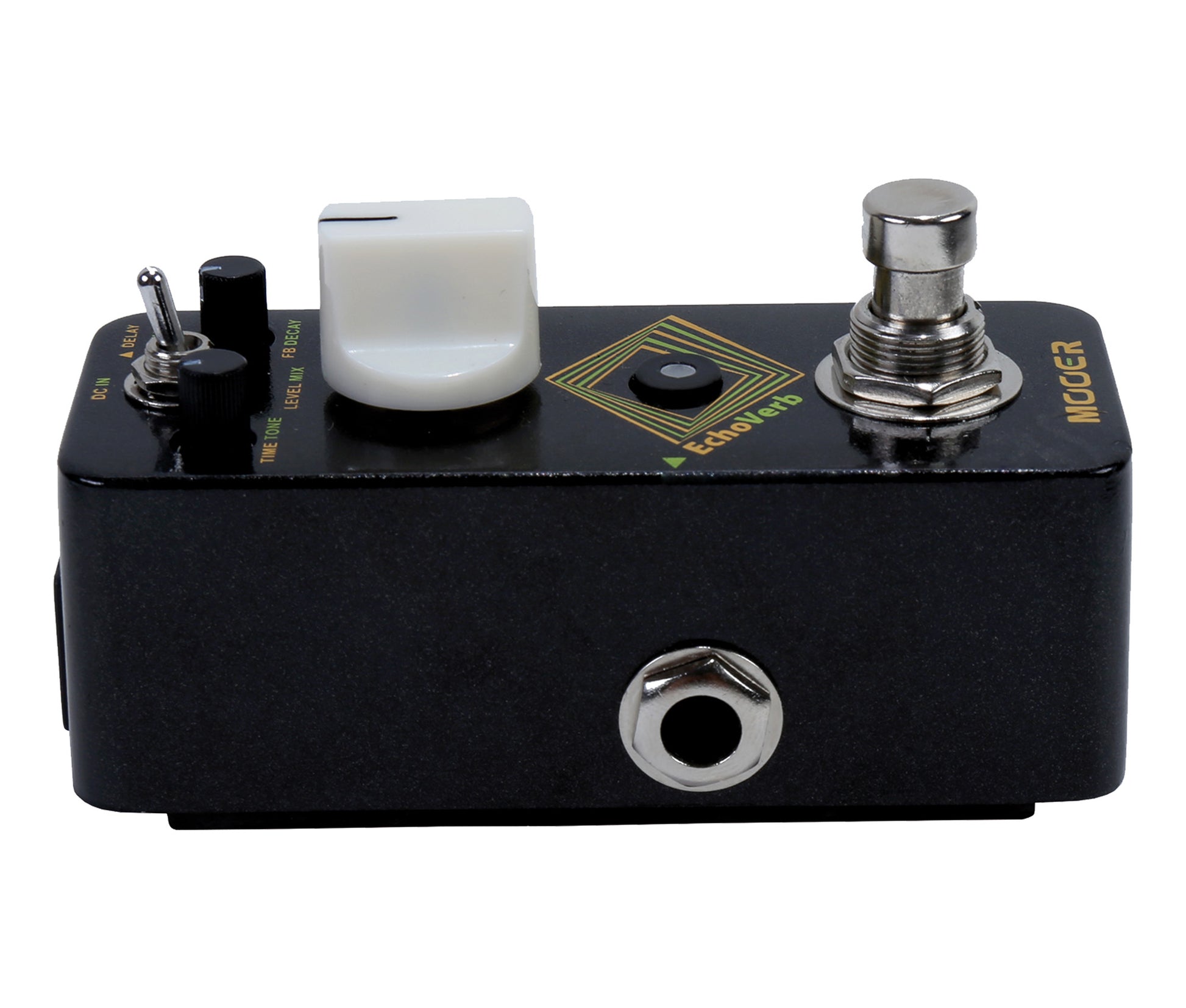 Pédale ECHOVERB, délai numérique et réverb avec fonction tap tempo, boîtier métal, true bypass, noir