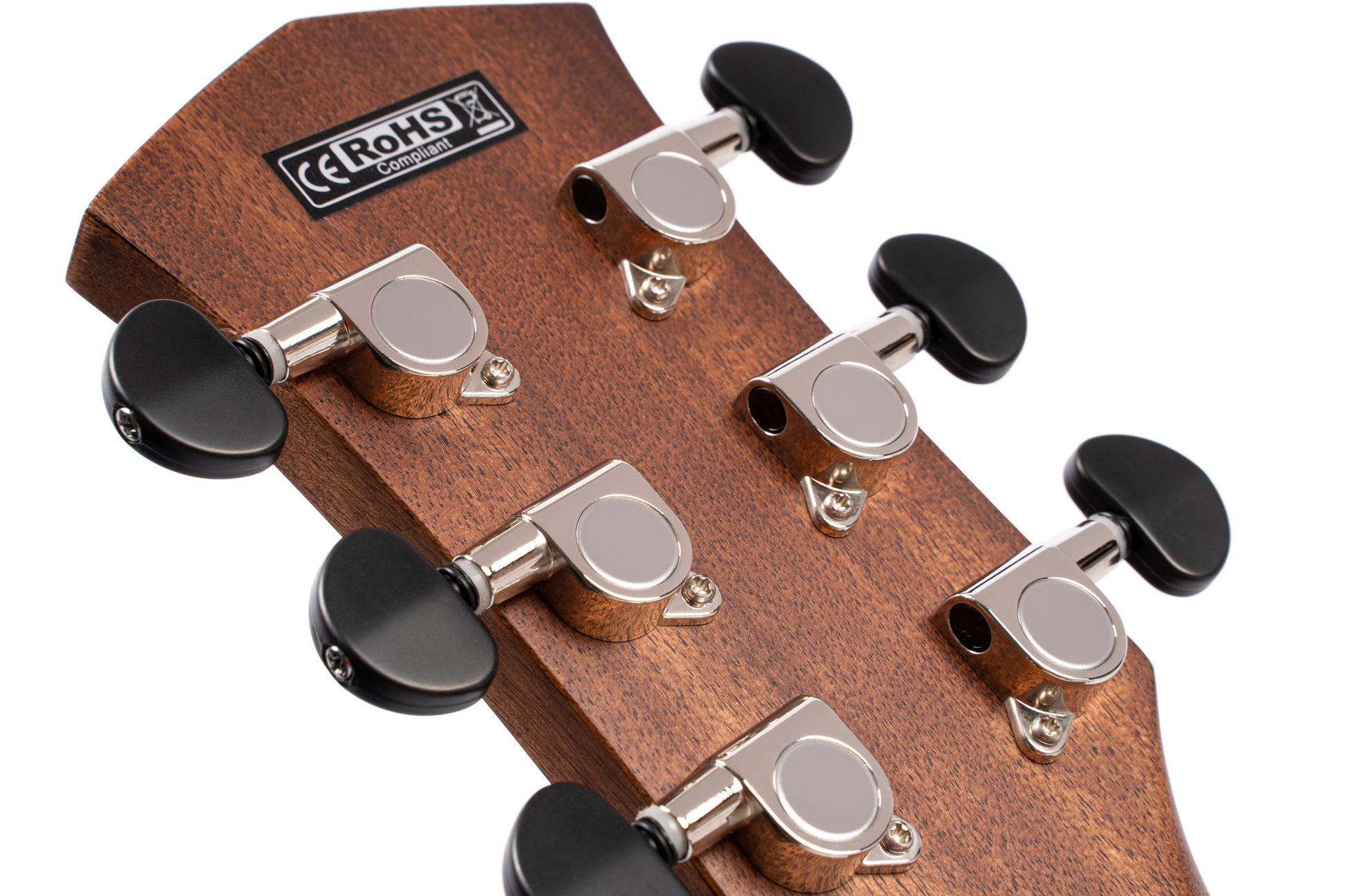 CORE-OC, forme OM, table épicéa massif, f/e acajou massif, sillets os, EQ Fishman Sonitone, soft case, noir pores ouverts