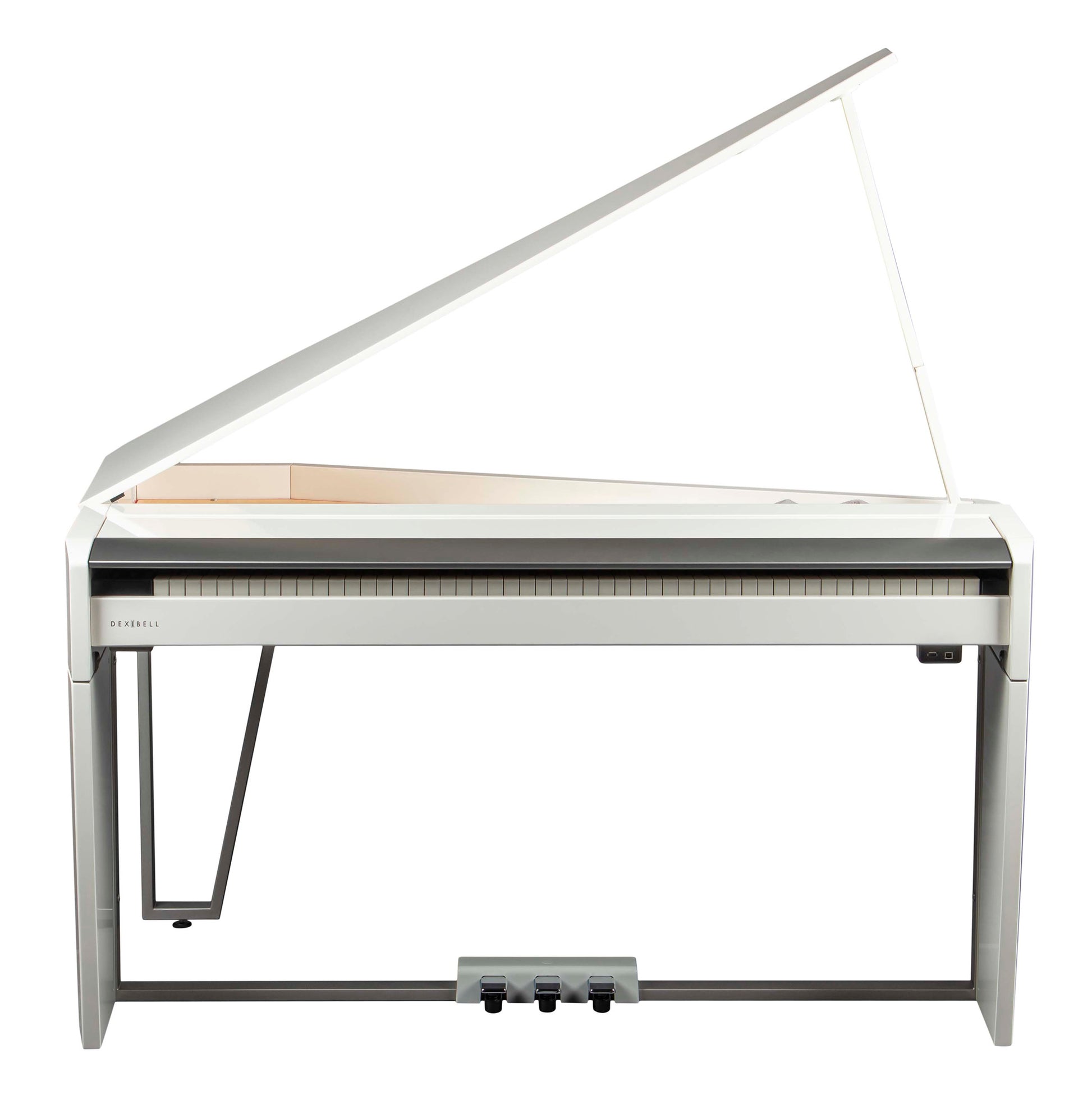 Piano numérique à queue Dexibell Vivo H10MGWHP | 88 notes, toucher lourd hybride