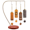 Sonic Energy CBCS4SET Set 4 Chimes Bambou Support
