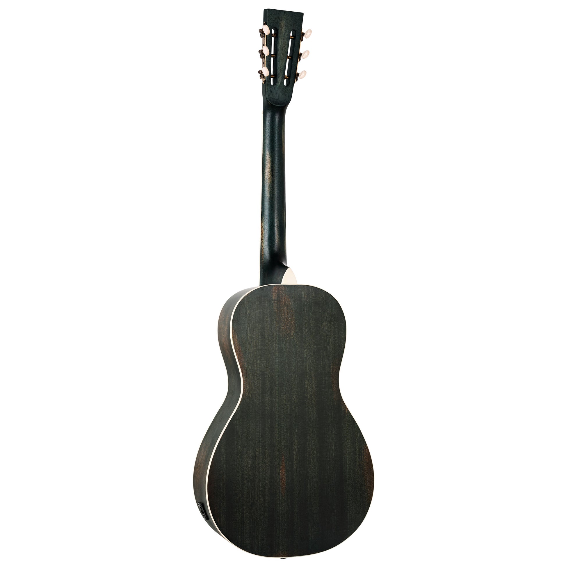 RRG30E, table acajou, f/e acajou, manche acajou, touche blackwood, chevalet érable/ébène, micro Lipstick, denim satiné