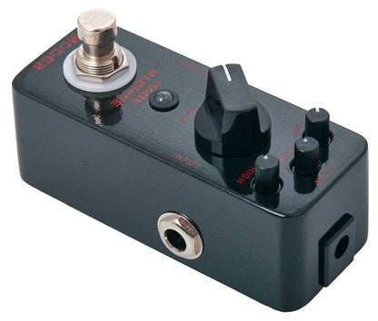Pédale RAGE MACHINE, distorsion polyvalente style heavy metal, boîtier métal, true bypass, noir
