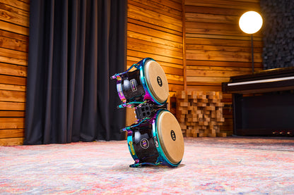 Paire bongos Spectrum Noir 7" & 8" 1/2