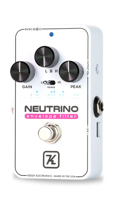 Pédale NEUTRINO V2, filtre d'enveloppe et wah automatique avec sélecteur de filtre (High, Low, Band Pass)