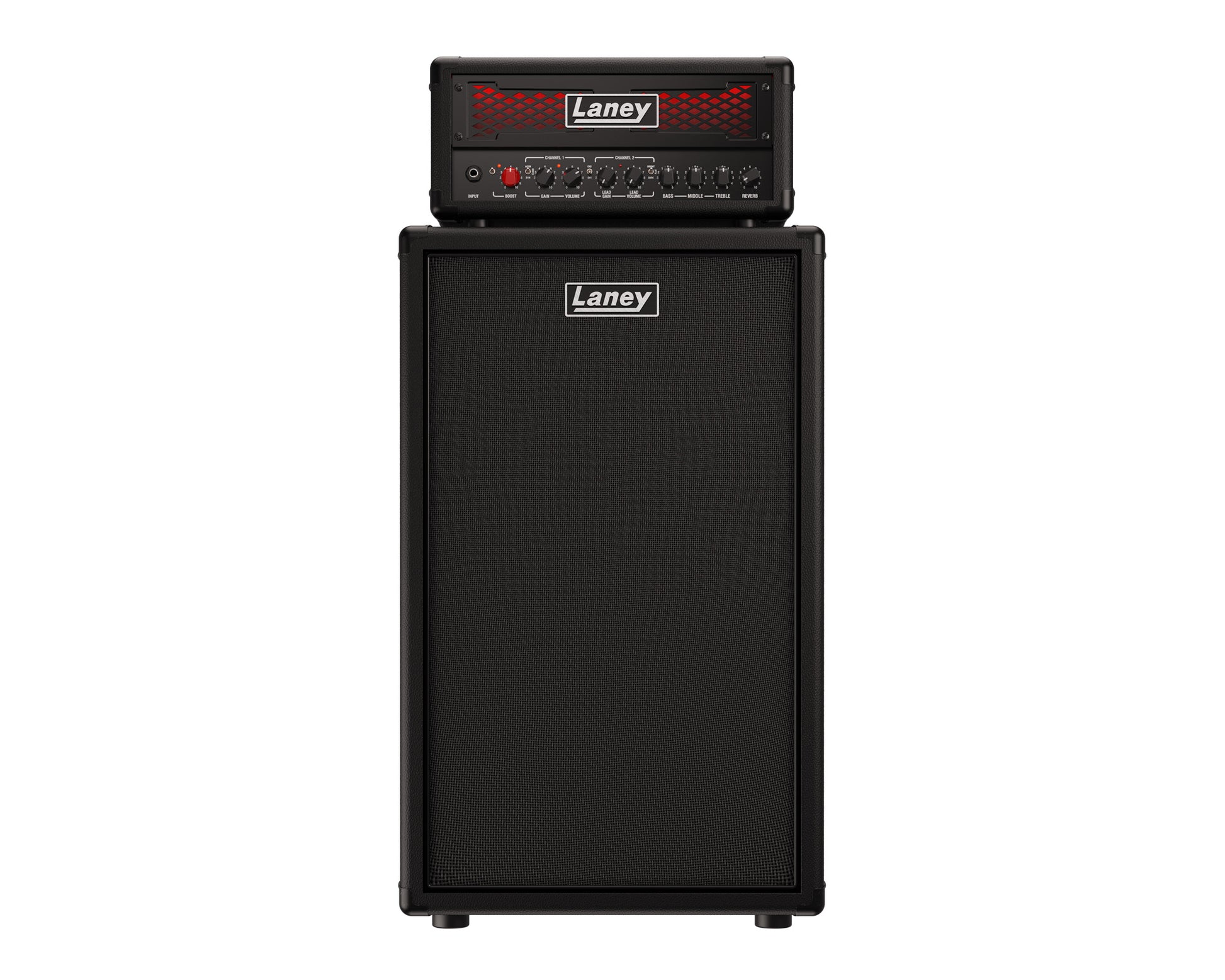 Ensemble comprenant un ampli IRF-DUALTOP 60W et une enceinte 2x 12", livré avec câble HP