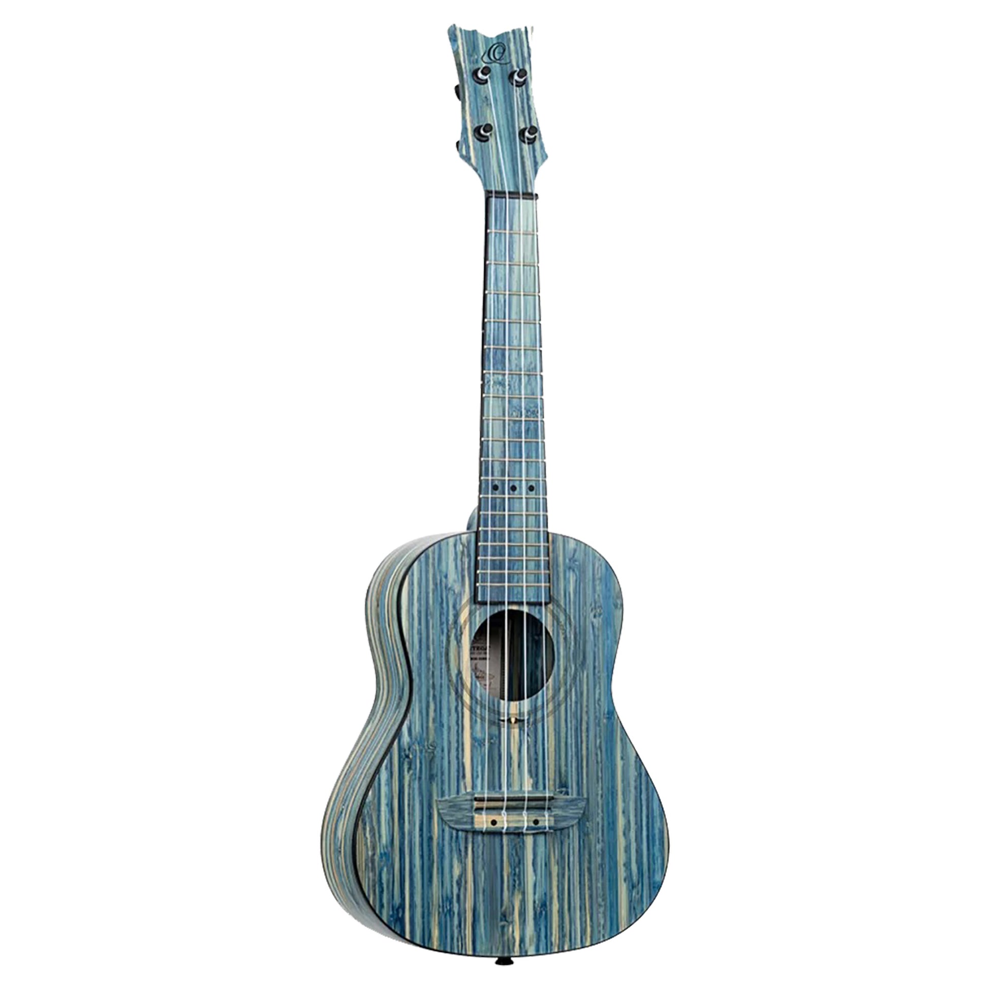 RUSWB-CC, modèle Concert, table bambou massif, fond et éclisses bambou massif, manche bambou, housse, stone washed satiné