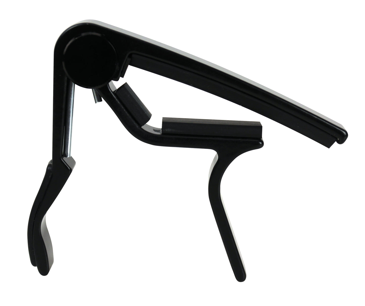 Boîte de 6 capodastres pour guitare électrique, manche bombé, action rapide, noir