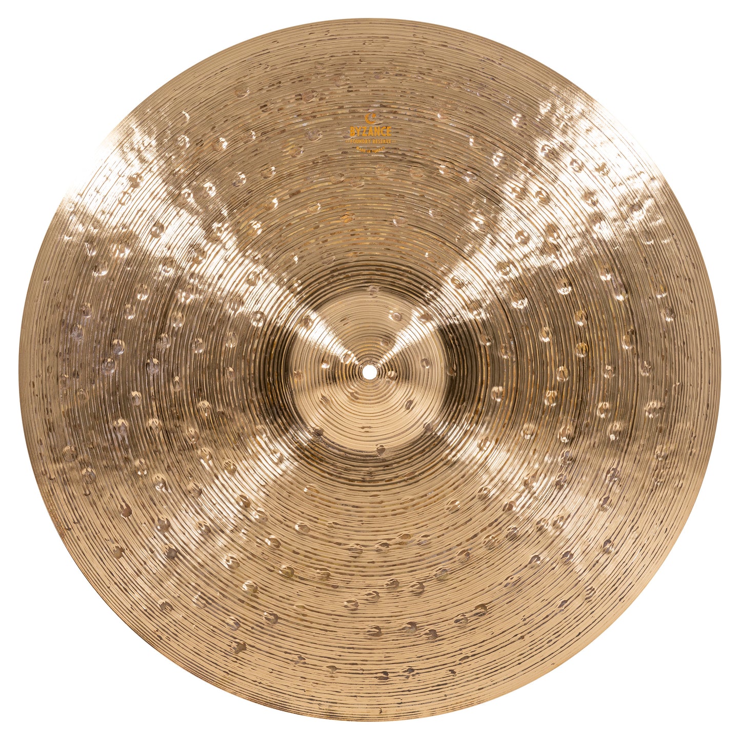 RIDE MEINL BYZANCE 24" FOUNDRY RESERVE, ALLIAGE BRONZE B20, MARTELÉE A LA MAIN, FINITION TRADITIONNELLE