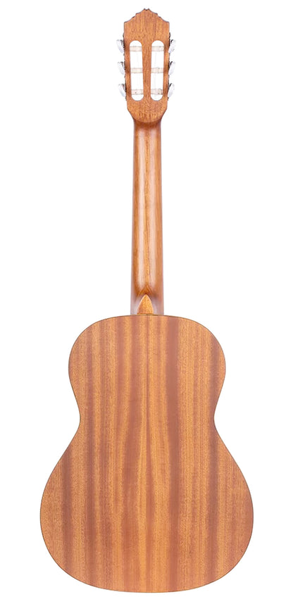 R122-3/4, table cèdre, fond & éclisses acajou, manche acajou (sillet 45 mm), housse, naturel satiné