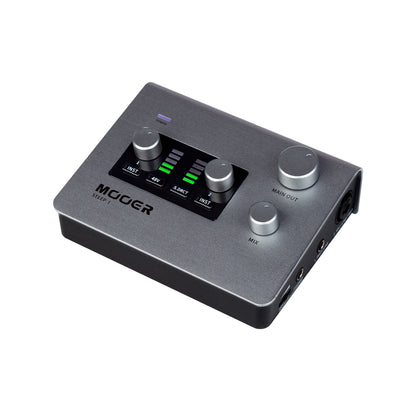 Interface audio STEEP I, 2 canaux, deux entrées (combo XLR/Jack et Jack), alimentation fantôme, USB type C 2.0, gris