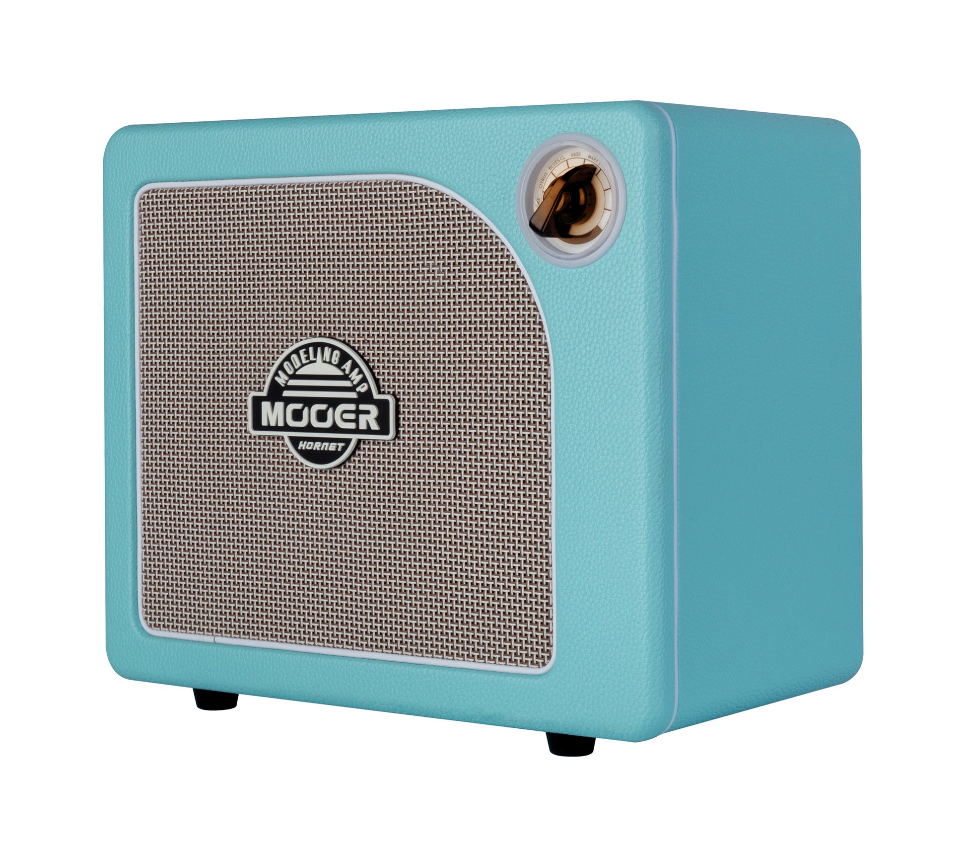 Ampli HORNET BLUE, 15W, HP 6.5", 9 modélisations d'amplis haute-qualité, effets Modulation/Délai/Réverb, bleu