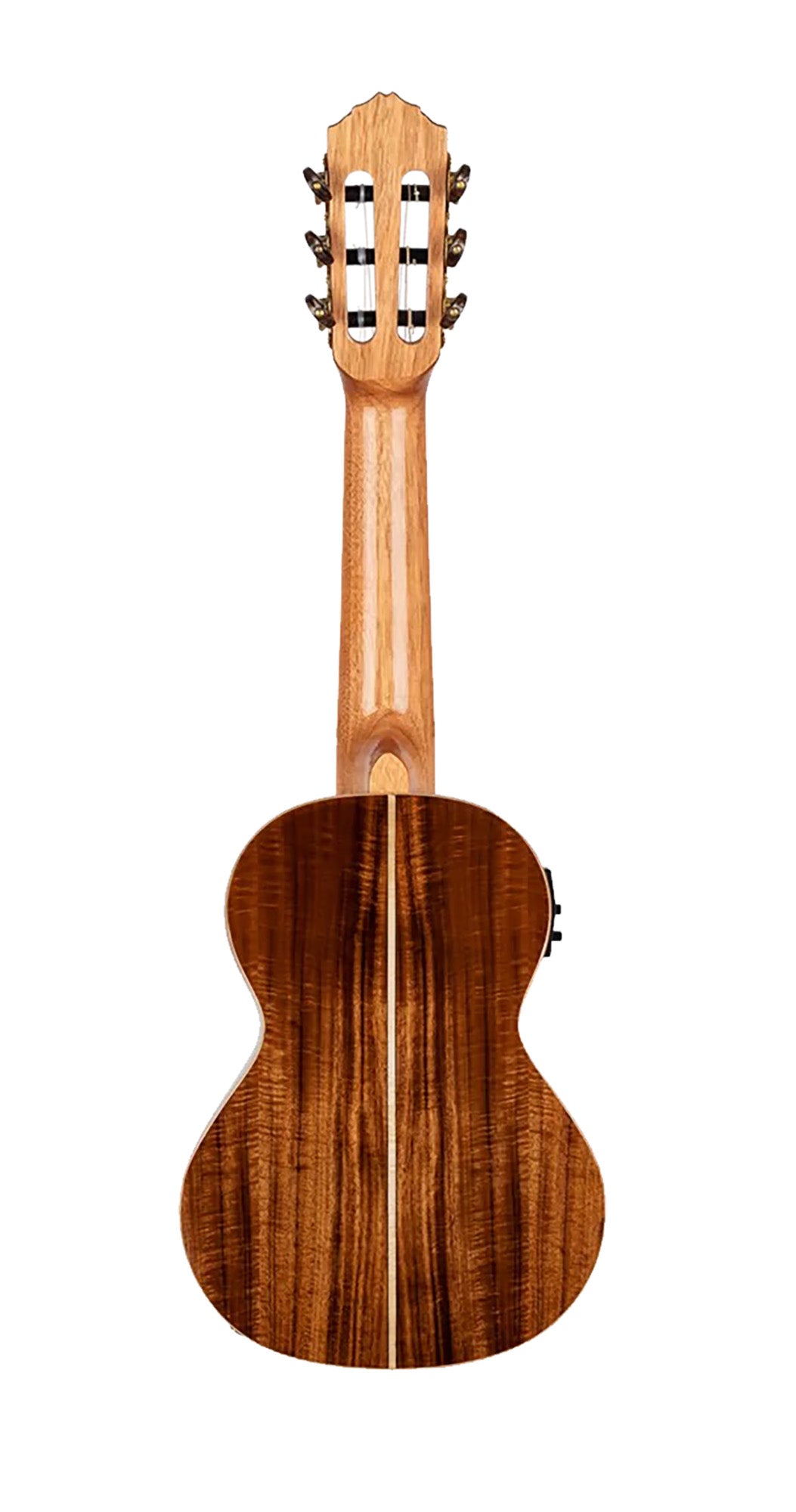 RGLE18ACA, EQ Ortega MagusUke, table acacia massif, fond & éclisses acacia, manche acajou (47 mm au sillet), housse luxe