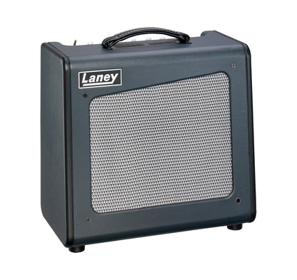Ampli à lampes CUB-SUPER12, 1x 12" HH, 15W & <1W, 3 lampes préampli 12AX7, 2 lampes de puissance EL84, réverb, gris et noir
