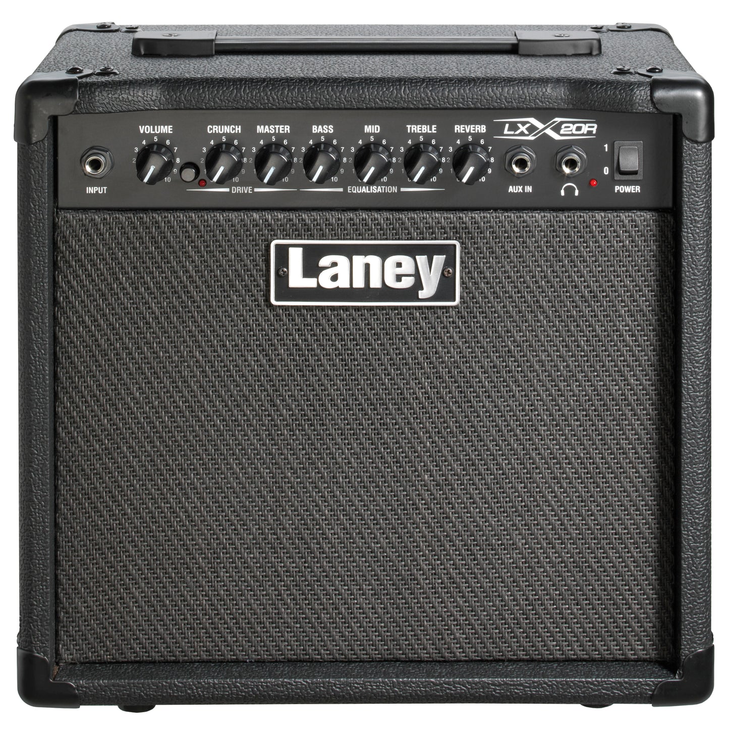 Ampli guitare électrique 20W, 1x HP 8", 2 canaux, EQ 3 bandes, réverb, sortie casque, 6.9 kg, noir