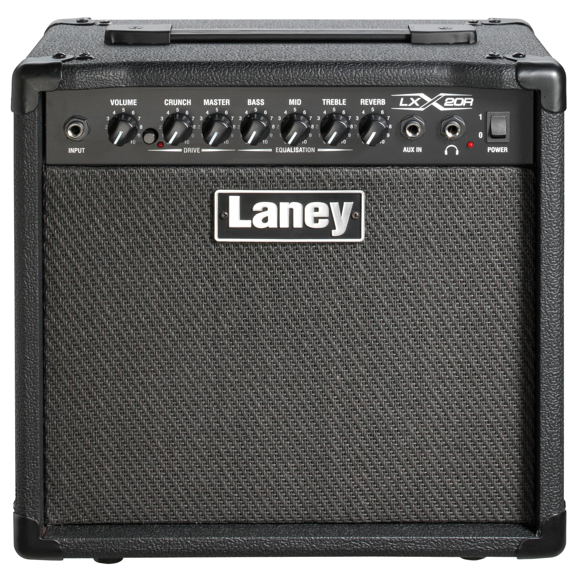 Ampli guitare électrique 20W, 1x HP 8", 2 canaux, EQ 3 bandes, réverb, sortie casque, 6.9 kg, noir