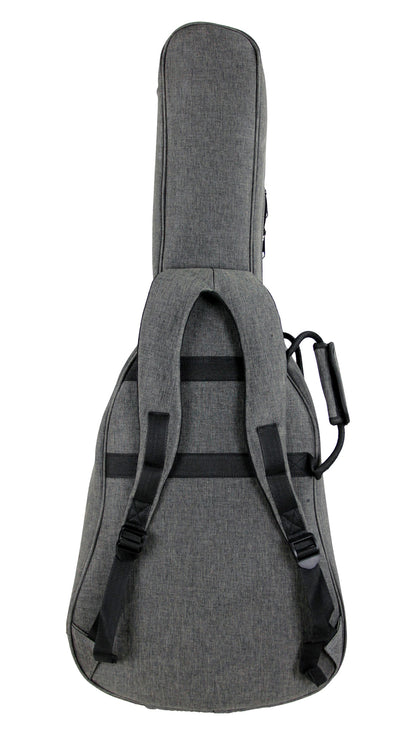 PURE-DC, forme Dreadnought pan coupé, table épicéa massif, f/e acajou massif, EQ Fishman Sonitone, housse, naturel satiné