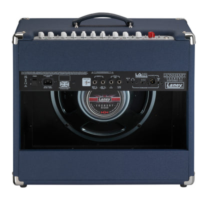 Ampli guitare électrique 60W, 1x HP 12" HH, 2 canaux, EQ 3 bandes, réverb, tremolo, chorus,  boucle d'effet, 11.8 kg, bleu