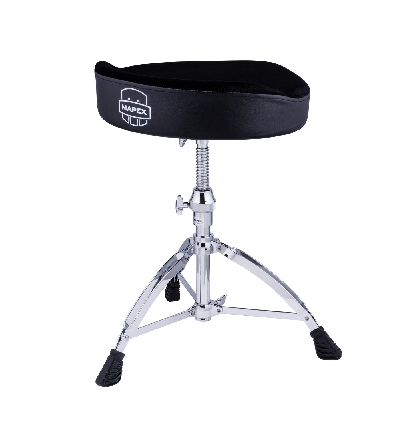 SIEGE BATTEUR MAPEX MOTO ERGONOMIQUE A VIS VELOURS