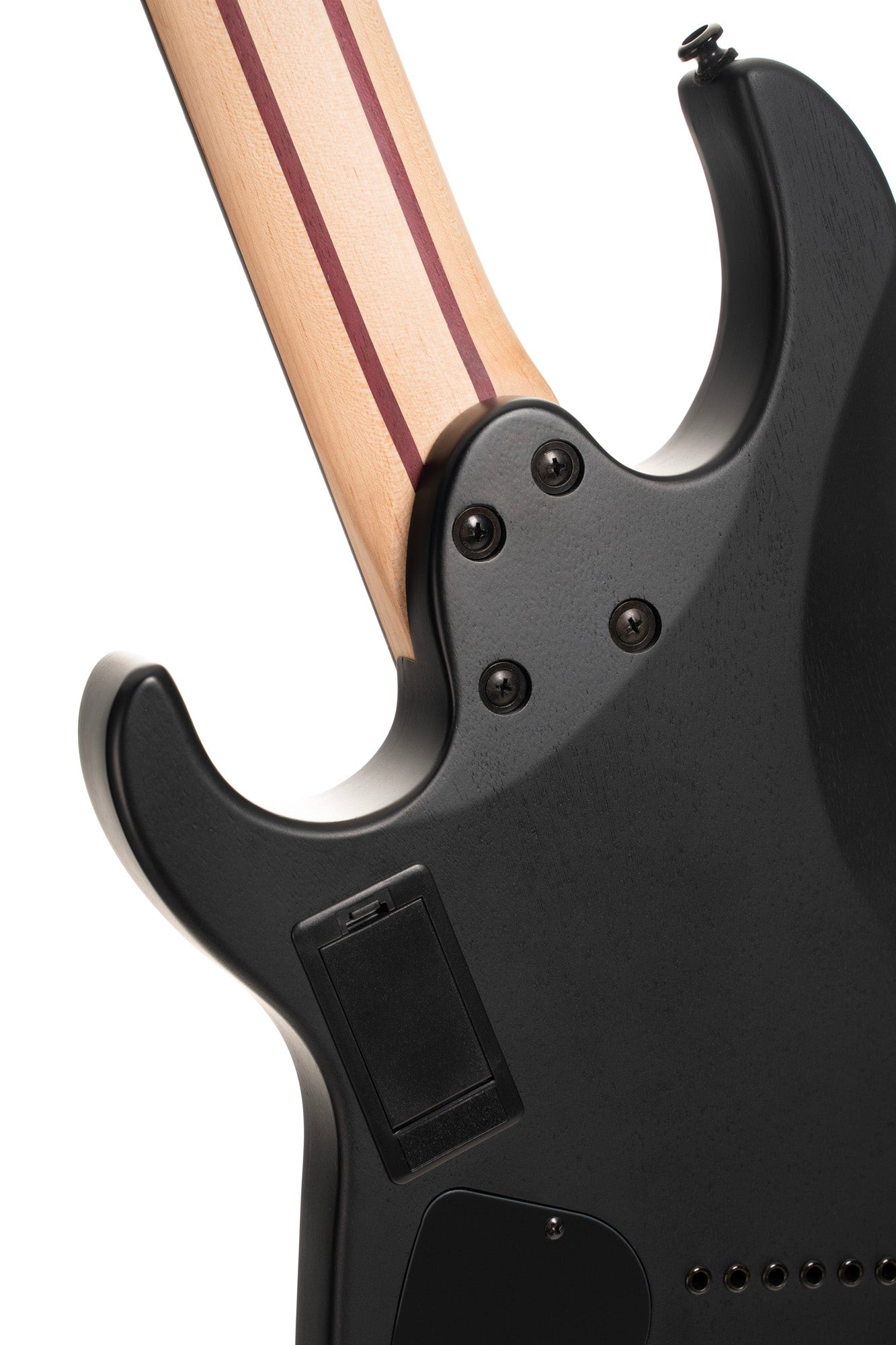KX507MS, modèle 7 cordes, corps acajou, table ébène"Pale Moon", touche ébène de Macassar, Fishman Fluence, natural black burst