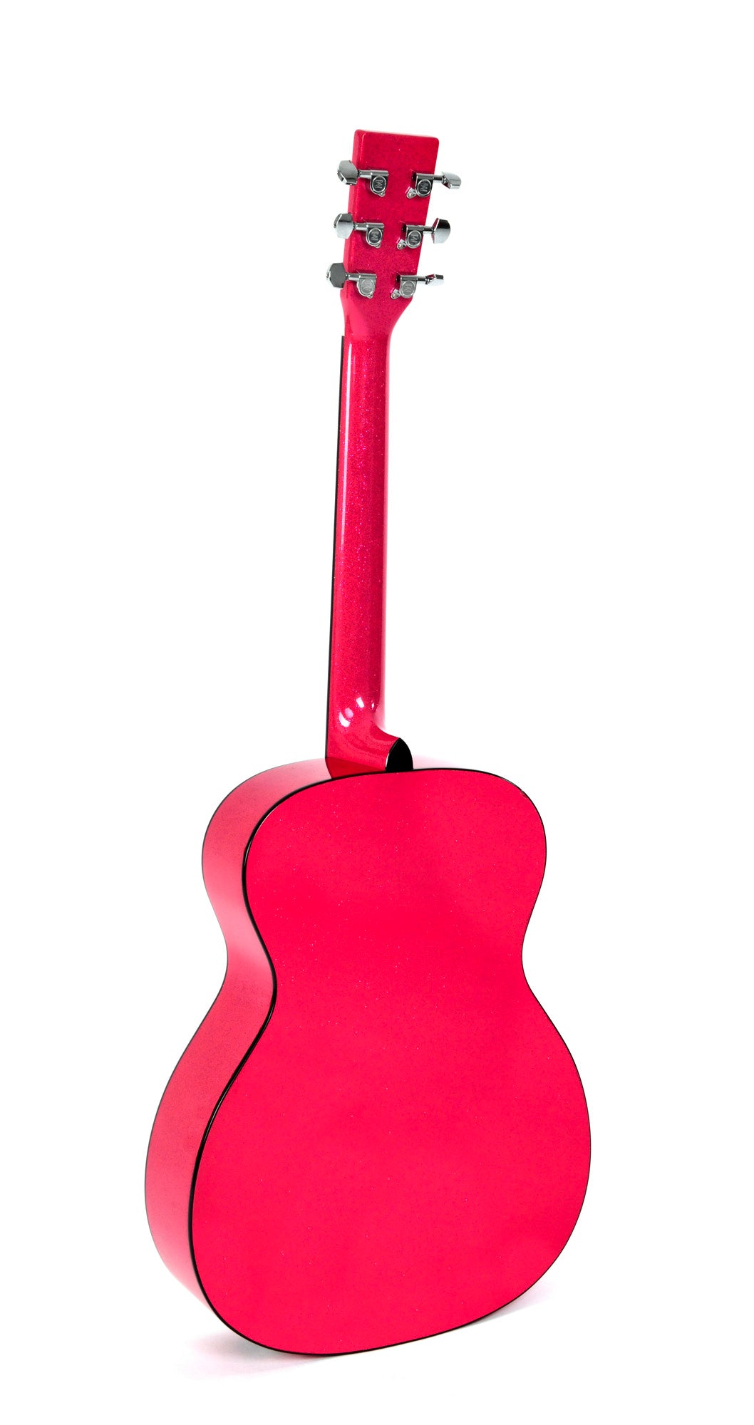 Modèle 000M-1E, Forme 000, table épicéa massif, f/e acajou, touche micarta, EQ Fishman, rose pailleté