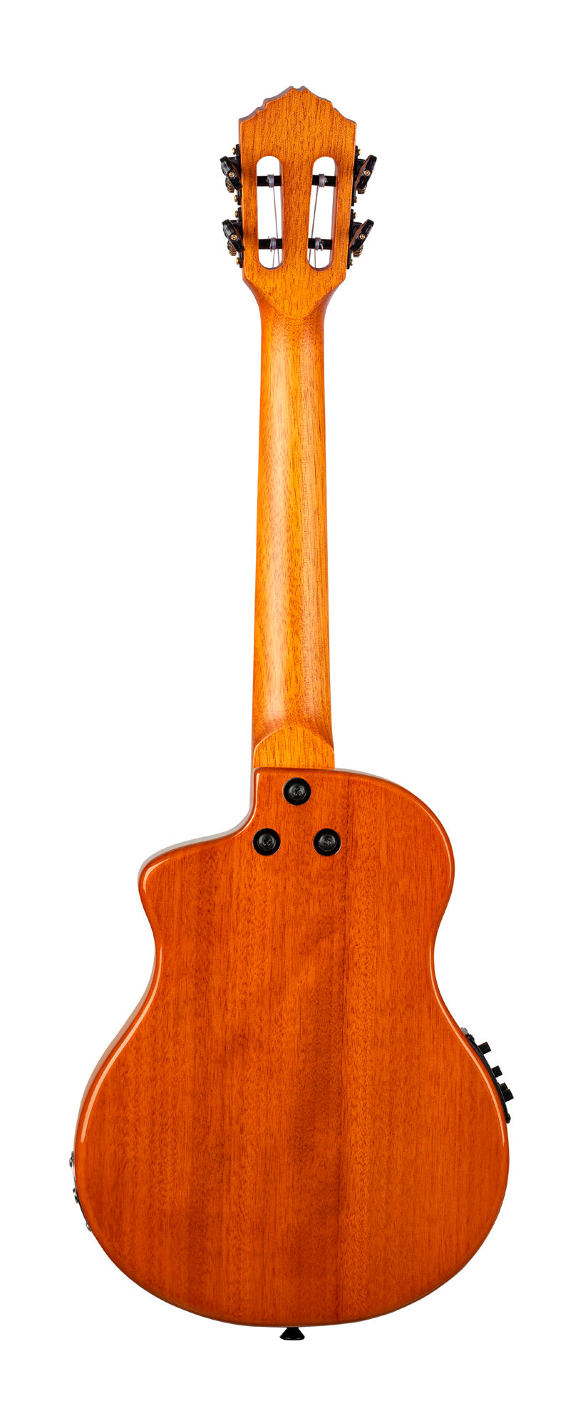 RTPX-U-FMA, modèle Tourplayer Ténor, pan coupé, EQ Magus X/U, table érable flammé, f/e okoumé, manche acajou, housse, bleu