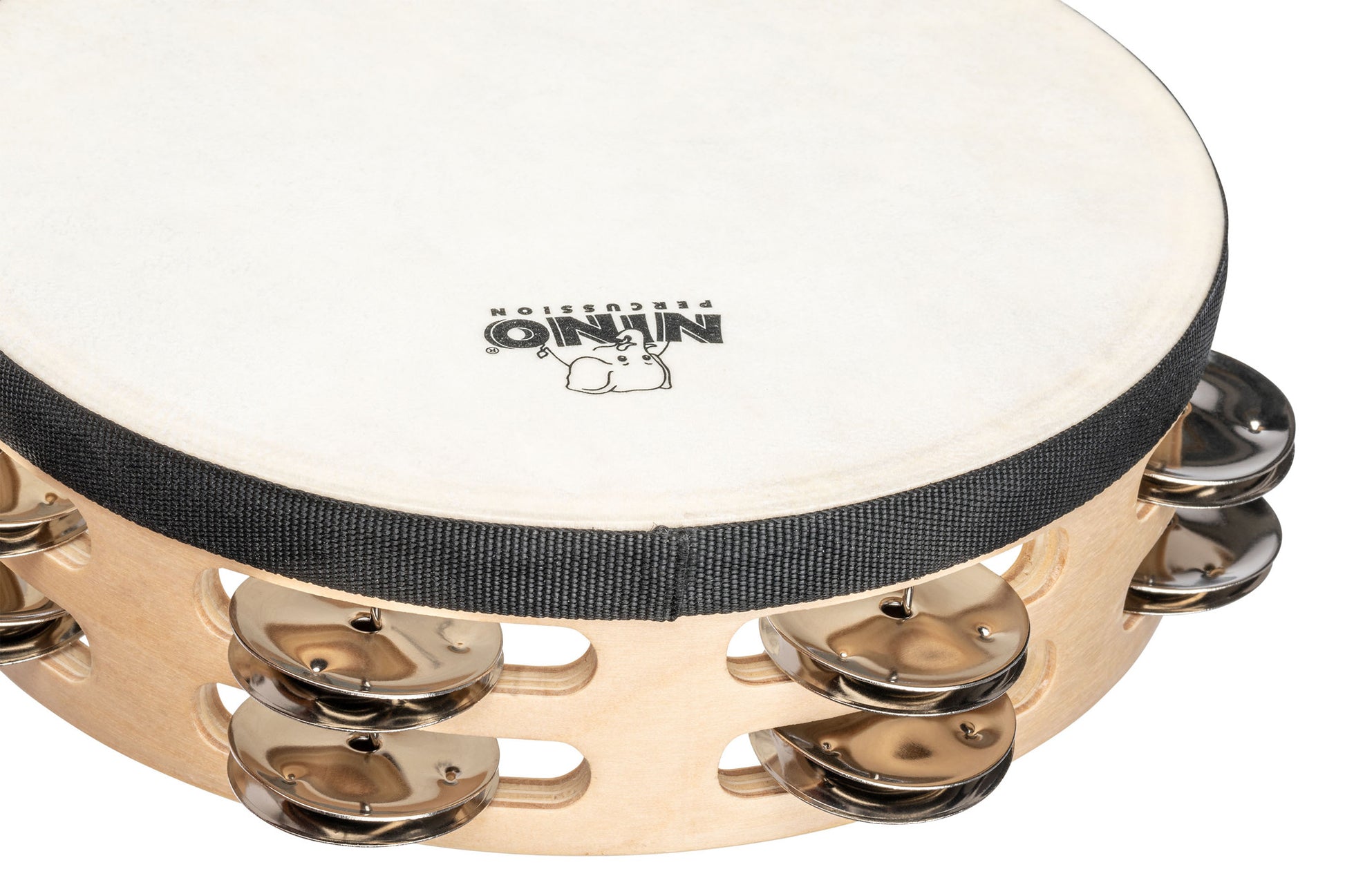 TAMBOURIN NINO BOIS 8"/2 RANGS