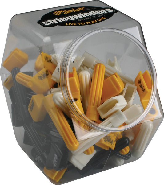 Jarre de 50 enrouleurs GEL, plastique transparent