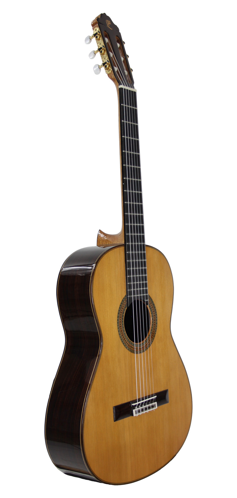 CONSERVATORY CD, table cèdre massif, f/e palissandre indien massif, barrage lattice, touche ébène, soft case