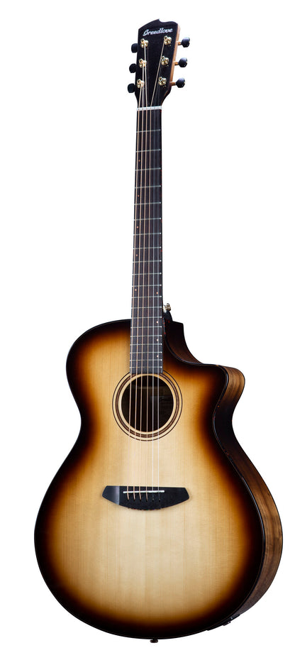 ARTISTA PRO CONCERTO BURNT AMBER CE, pan coupé, table épicéa massif, f/e myrtlewood massif, EQ Fishman Flex Plus-T, étui