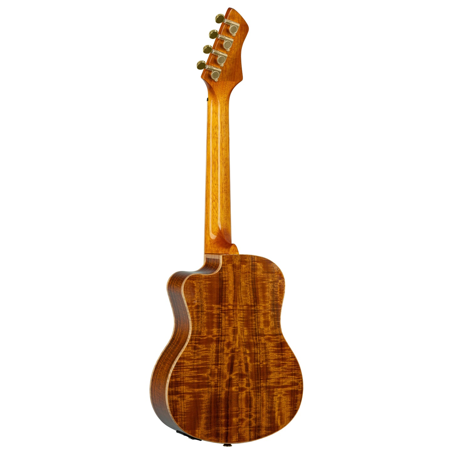 RUHZ30T-ST, modèle Ténor pan coupé, EQ Ortega MagusX/U (rechargeable), table, fond & eclisse acacia massif, housse, naturel