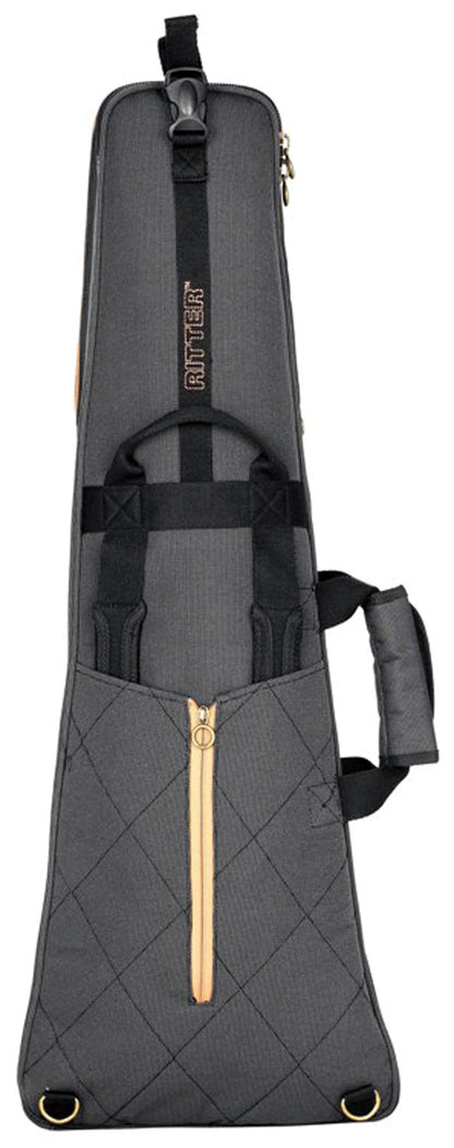 Housse SESSION 7 pour guitare électrique headless, gris foncé