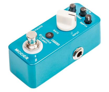 Pédale ENSEMBLE QUEEN, chorus pour basse, boîtier métal, true bypass, bleu