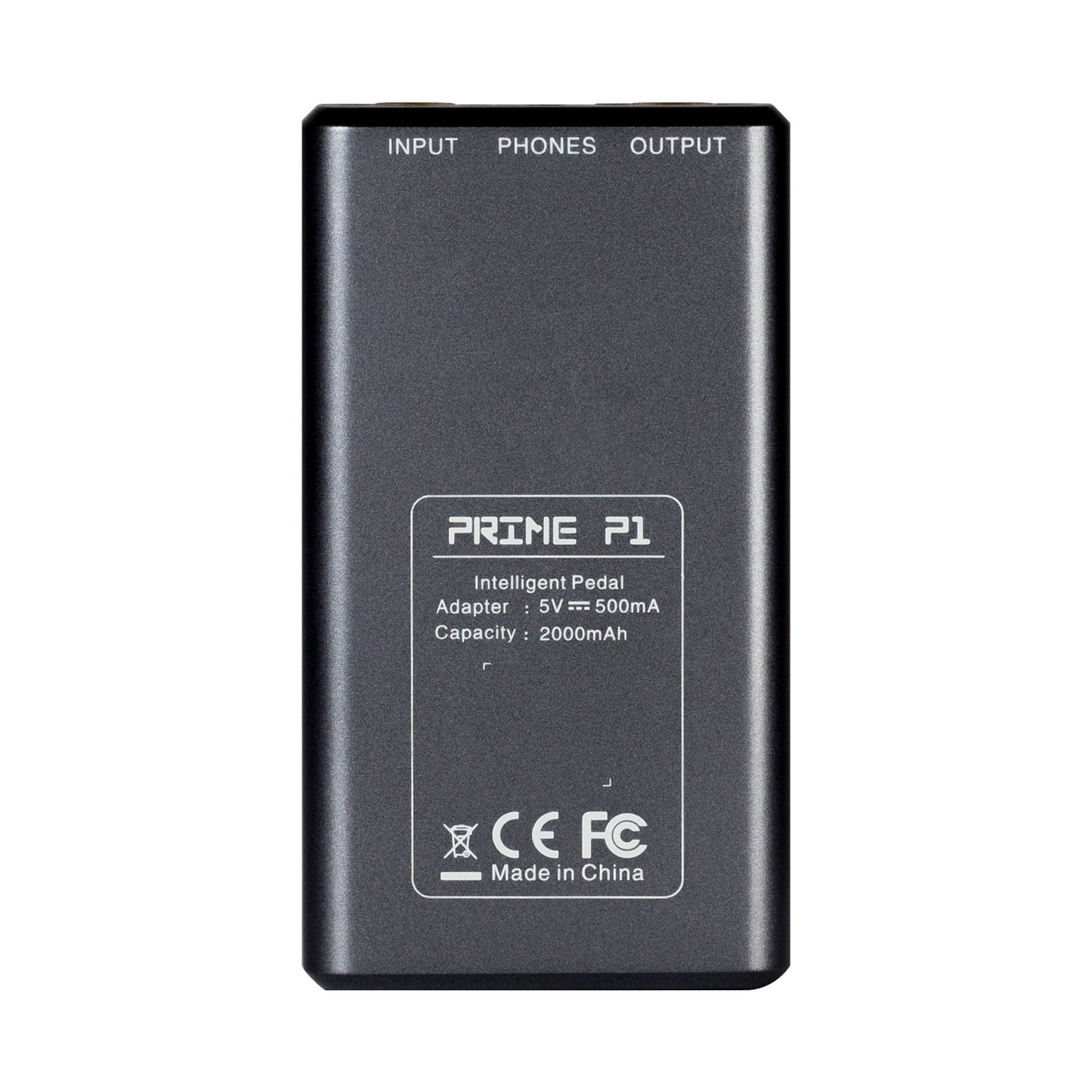 Interface PRIME P1, pour guitare et basse, technologie MNRS de modélisation d'amplis et d'effets, space gray