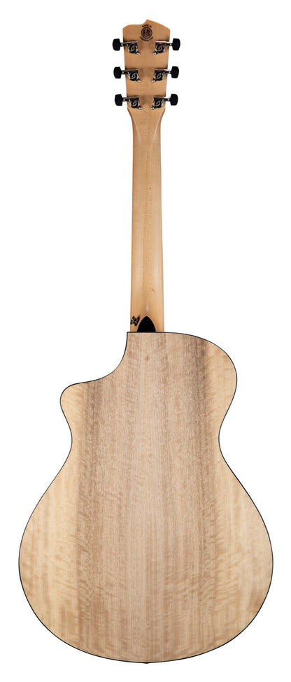 OREGON CONCERTINA CE, table myrtlewood massif, f/e myrtlewood massif, EQ LR Baggs EAS VTC, étui, naturel