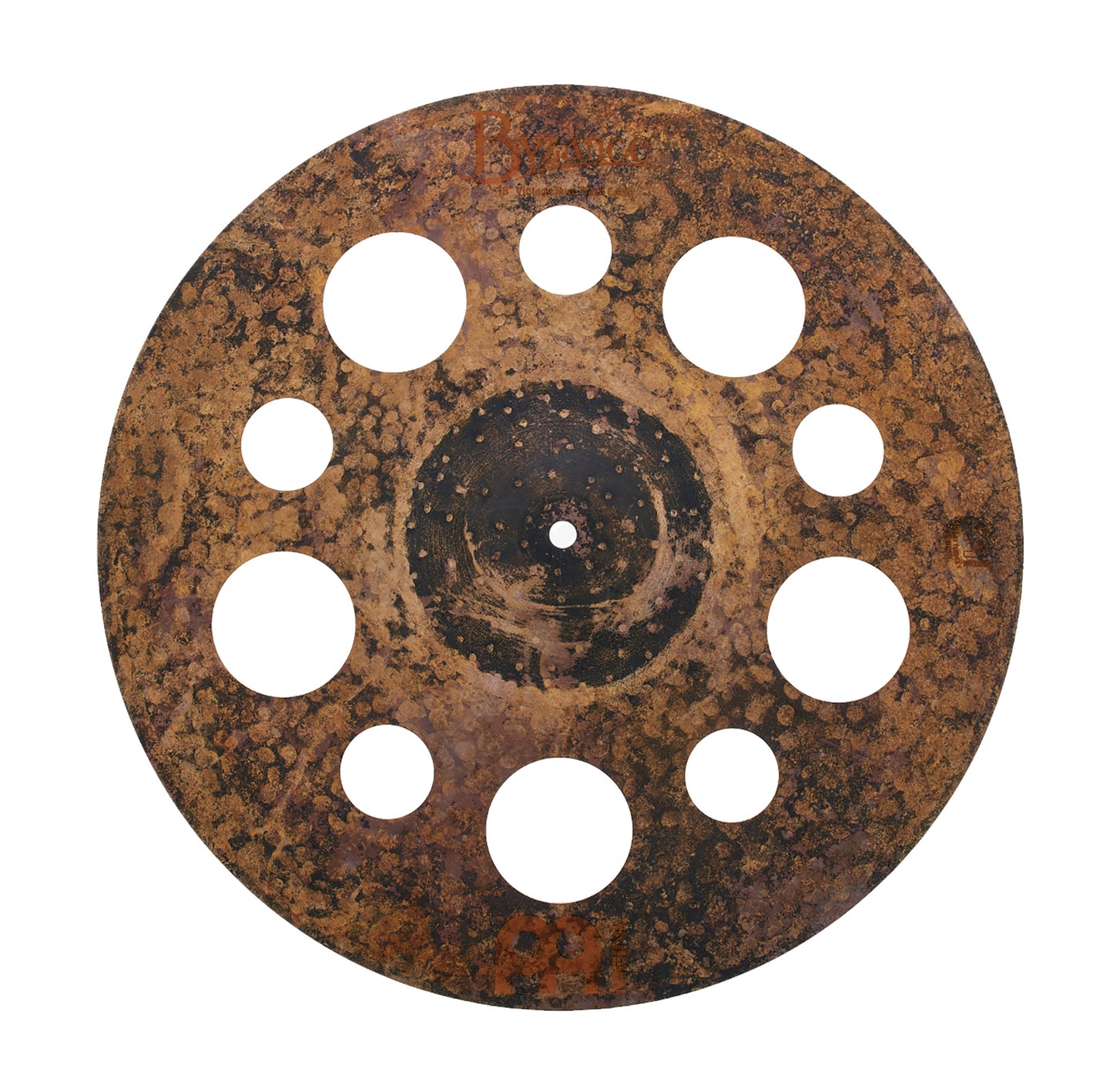 CRASH MEINL BYZANCE 18" VINTAGE TRASH, ALLIAGE BRONZE B20, MARTELÉE A LA MAIN, FINITION DARK/BRUT