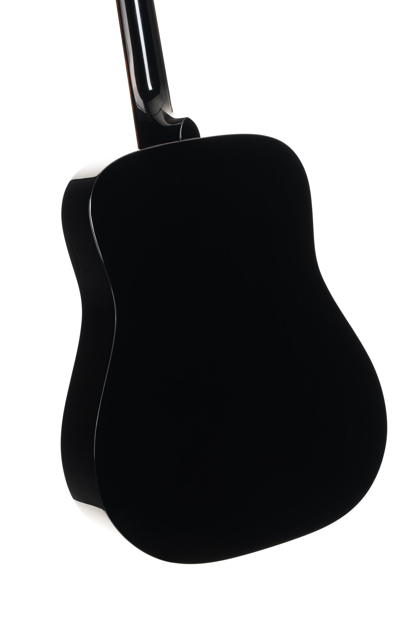 Earth 60, table épicéa massif, fond & éclisses acajou, touche laurier, noir brillant