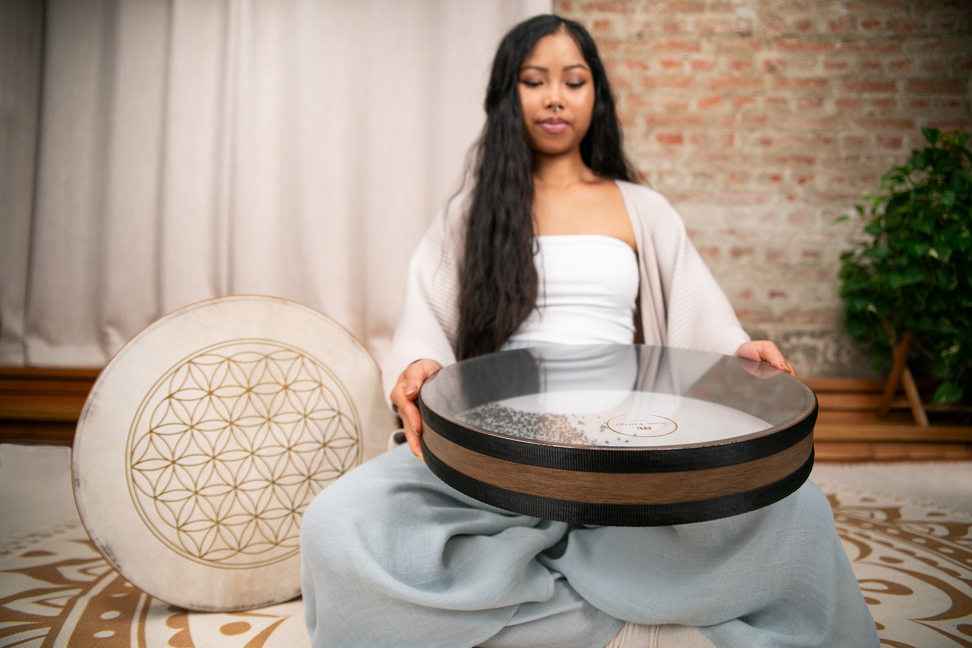 WAVE DRUM SONIC ENERGY 16" BRUN