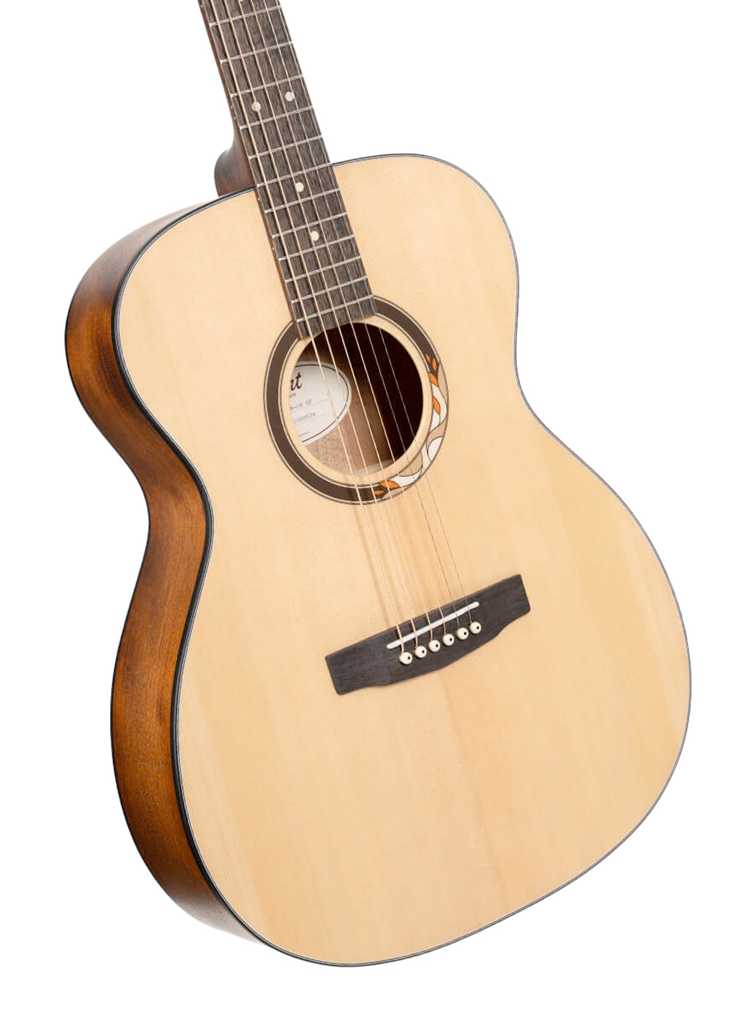 ARIUM, forme Orchestra Model, table épicéa, fond & éclisses acajou, touche laurier, naturel pores ouverts